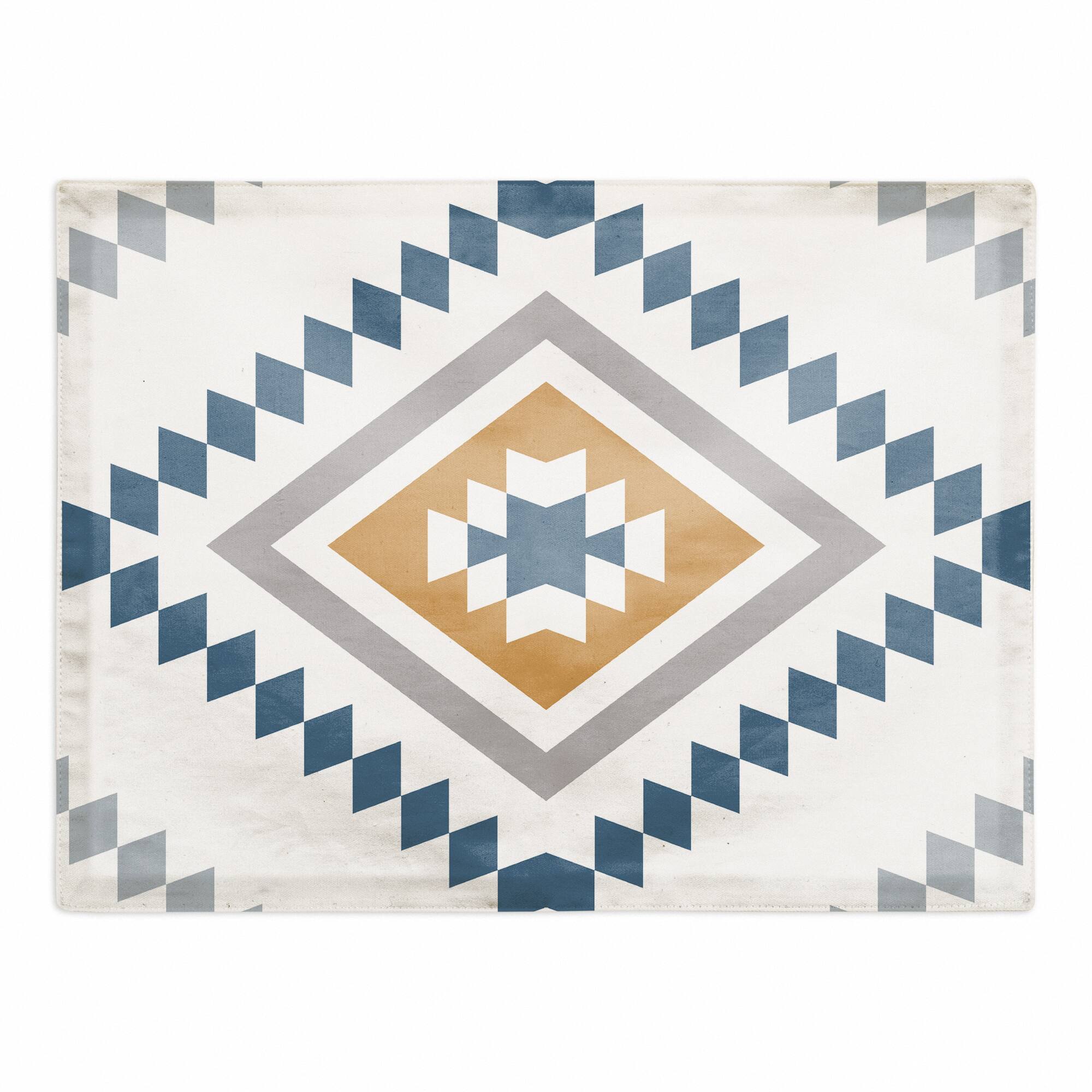 Southwest Diamond Pattern 18" x 14" Cotton Twill Placemat